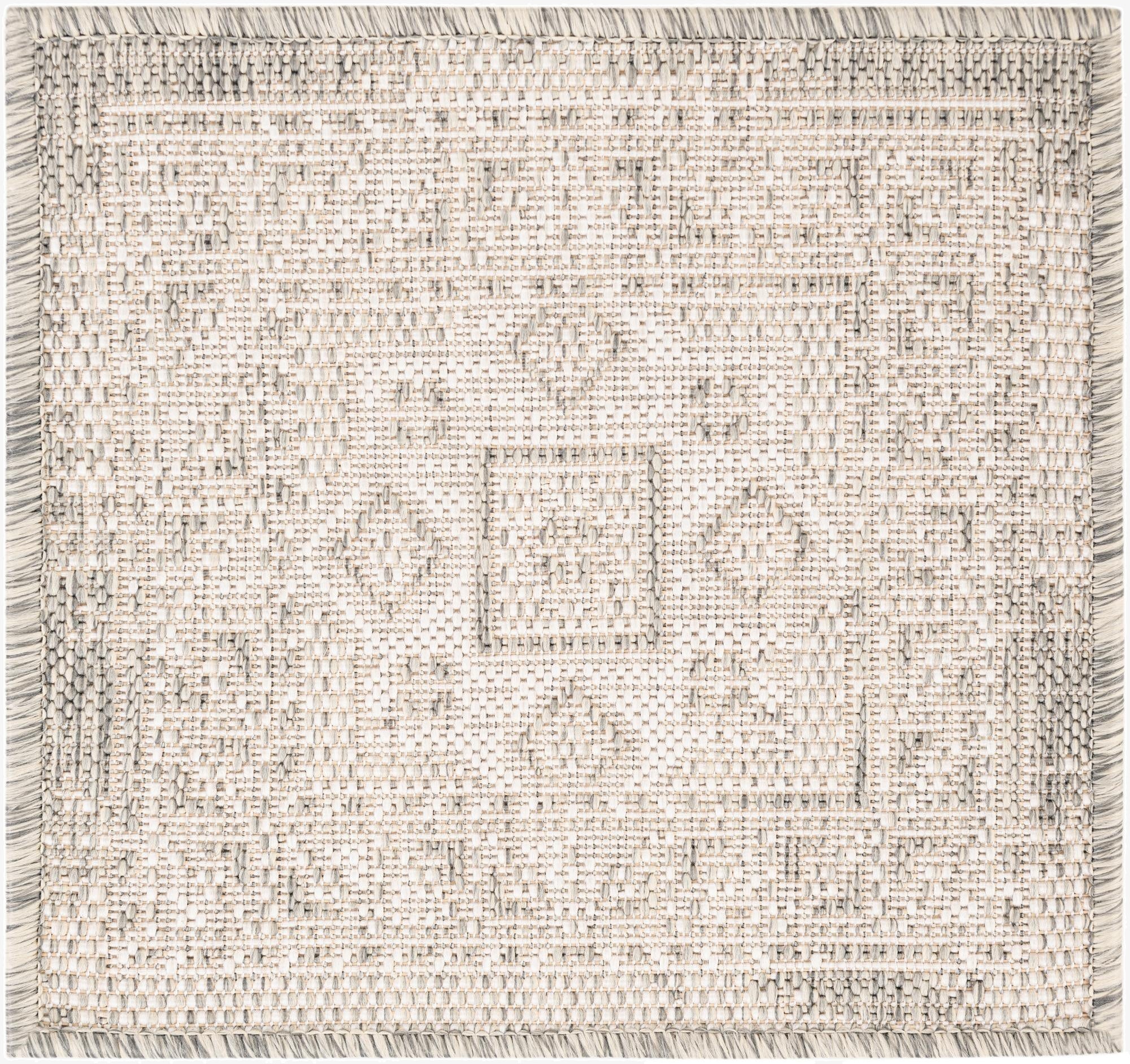 1' 4 x 1' 4  Washable Aztec Indoor / Outdoor Sample Rug