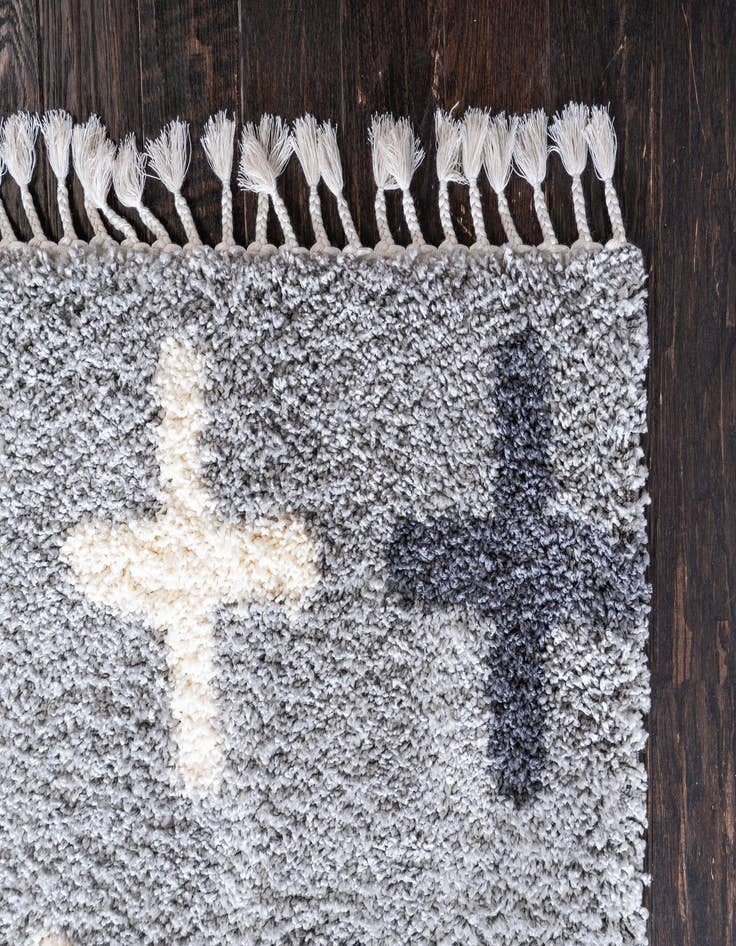 Detail image of  8' x 8' Athena Shag Square Rug