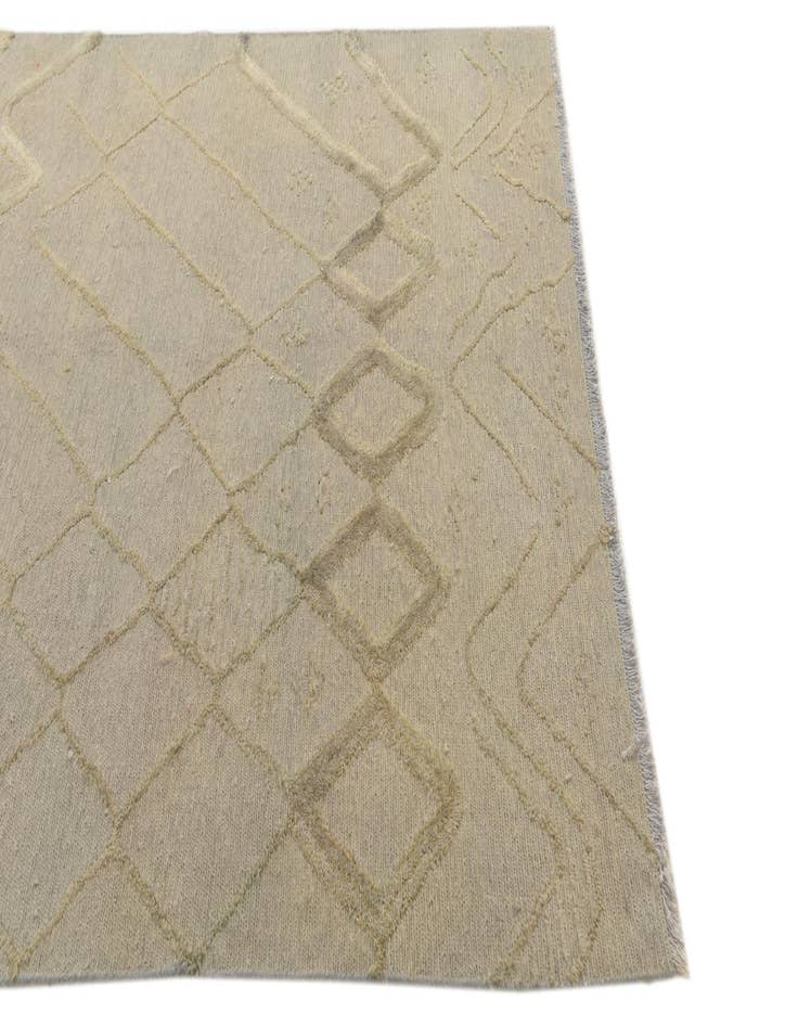 Detail image of  6' 6 x 7' 9  Hand Knotted Darya Wool Square Rug