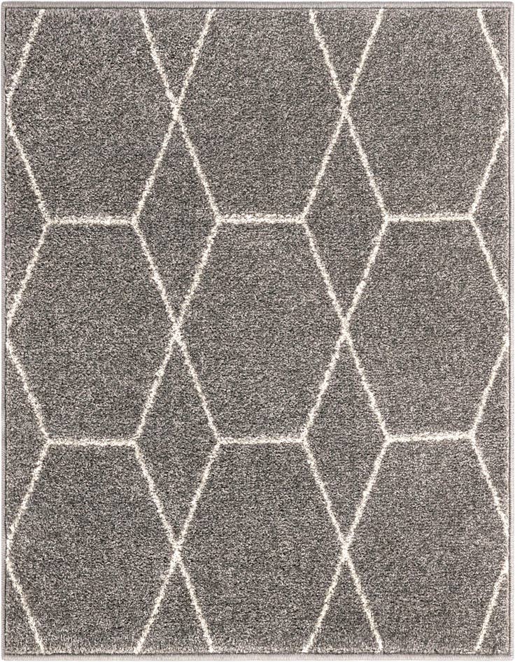 Detail image of  3' x 3' Lattice Frieze Square Rug