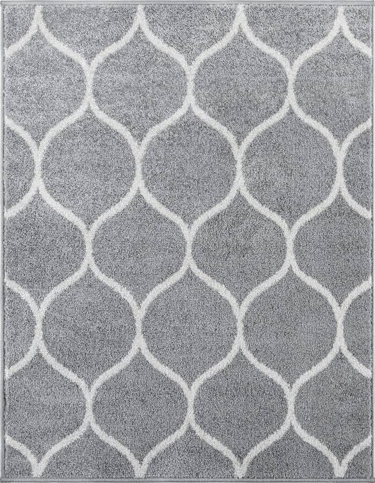 Detail image of  3' x 3' Lattice Frieze Square Rug