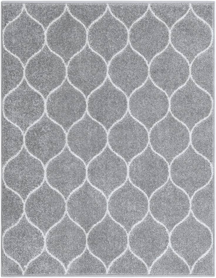 Detail image of  4' x 4' Lattice Frieze Square Rug