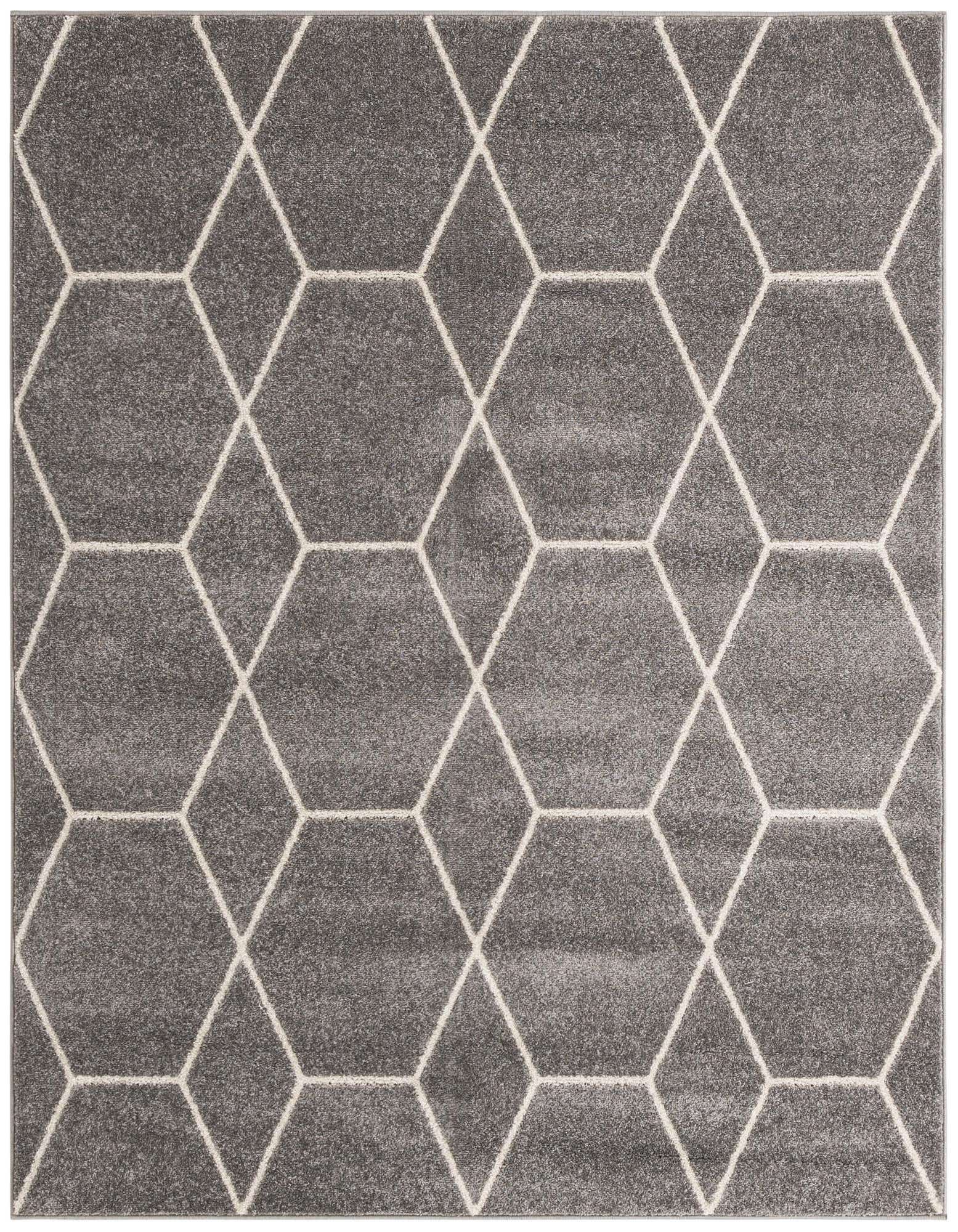 Primary image  6' x 7' Lattice Frieze Square Rug