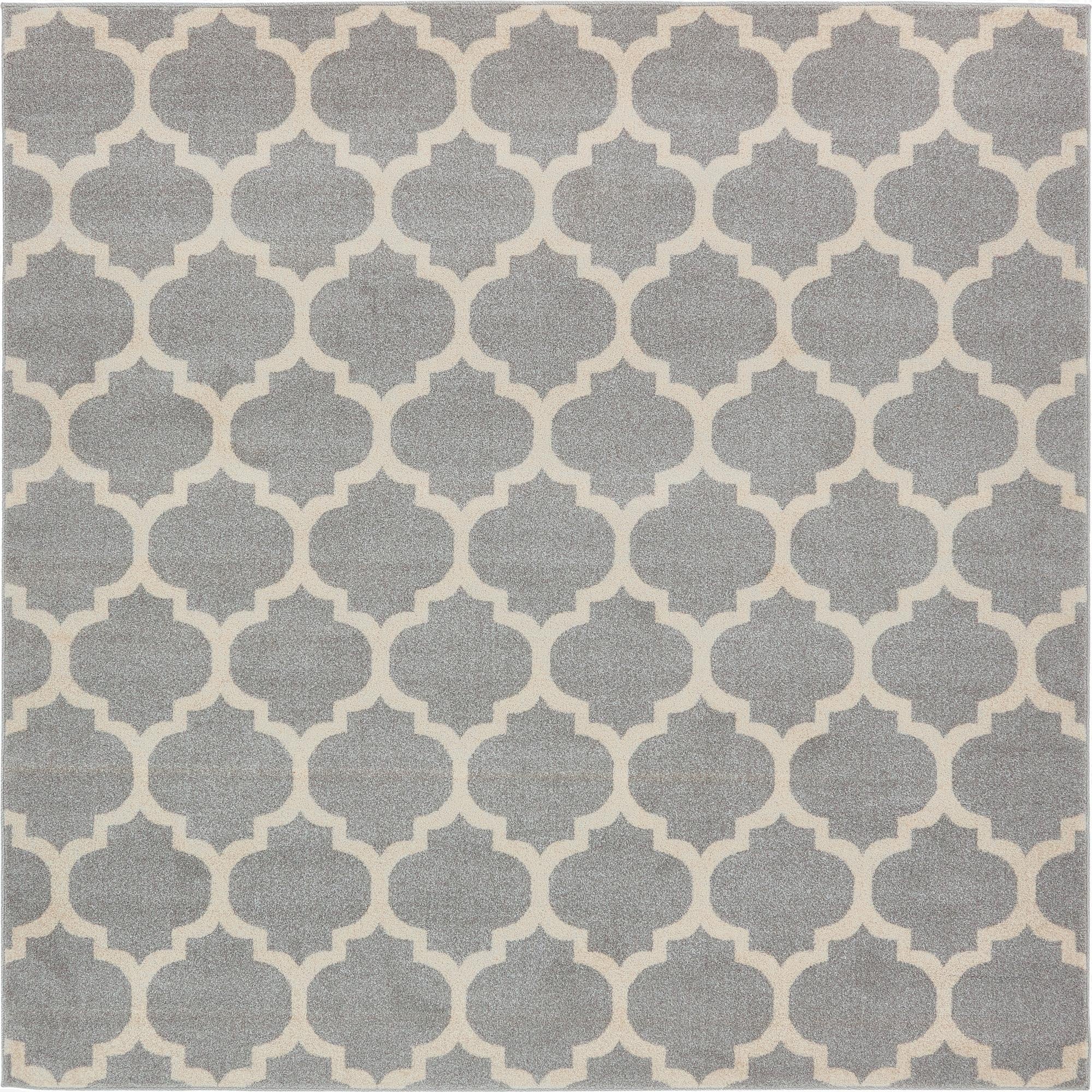  7' 10 x 7' 10 Lattice Square Rug