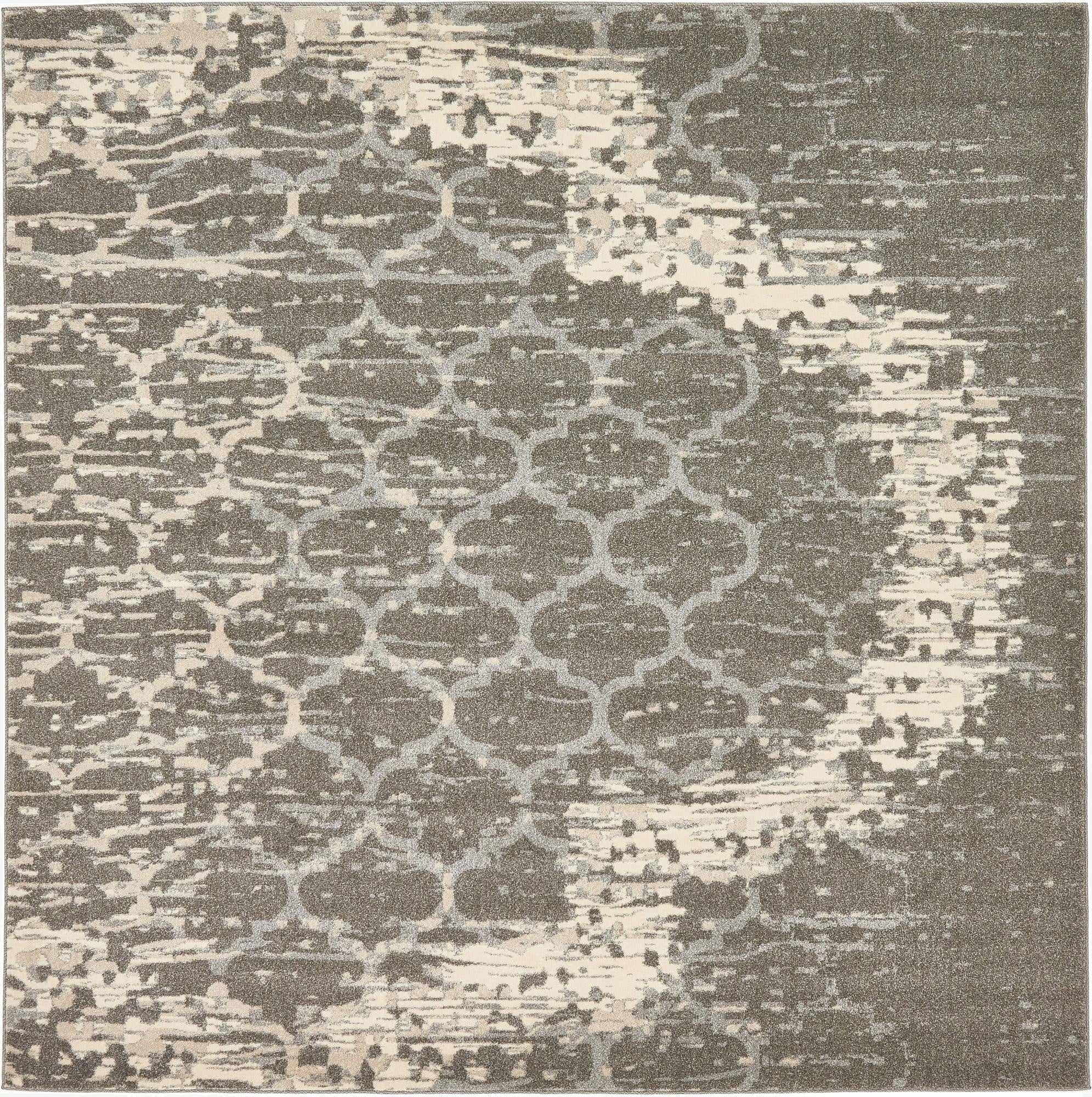  8' x 8' Lattice Square Rug