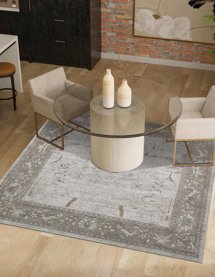 Detail image of  7' 10 x 7' 10 Miranda Square Rug