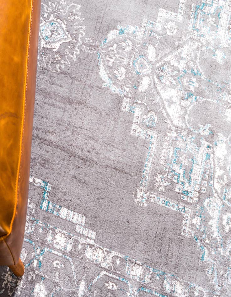 Detail image of  8' x 8' Modern Classical Square Rug