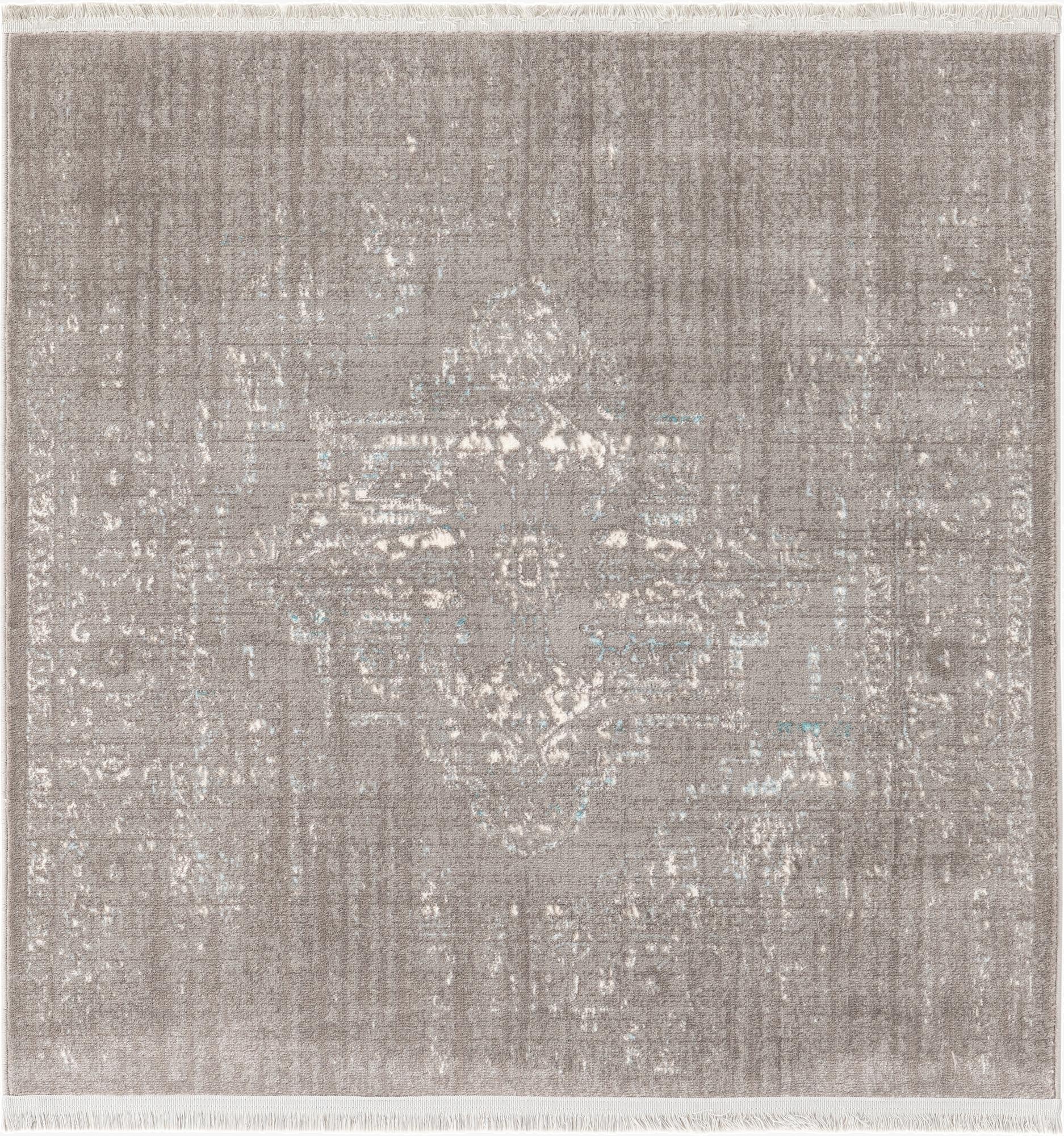  4' x 4' Modern Classical Square Rug