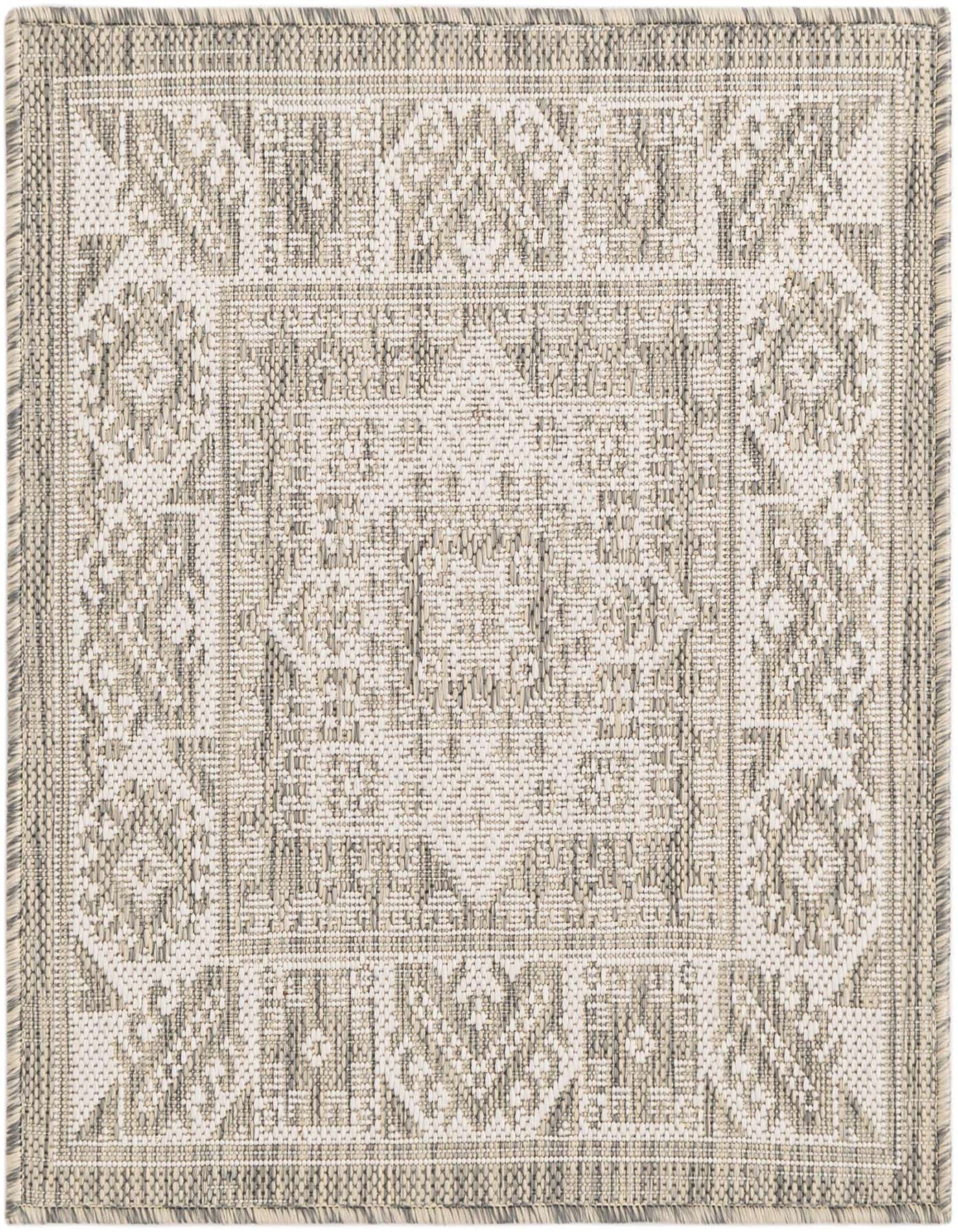 Primary image  2' x 2'  Washable Aztec Indoor / Outdoor Square Rug