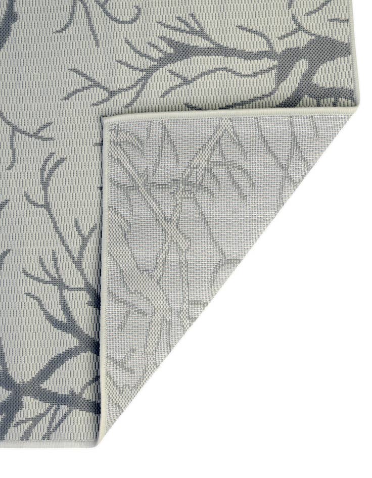 Detail image of  6' x 6'  Washable Botanical Indoor / Outdoor Square Rug