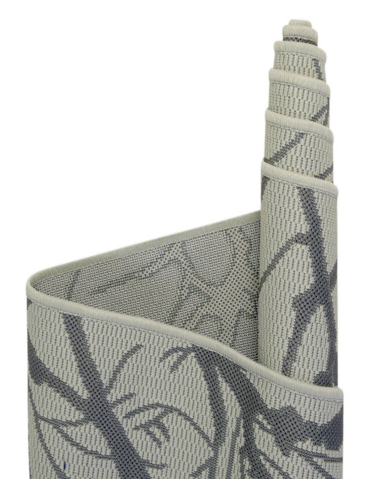 Detail image of  6' x 6'  Washable Botanical Indoor / Outdoor Square Rug