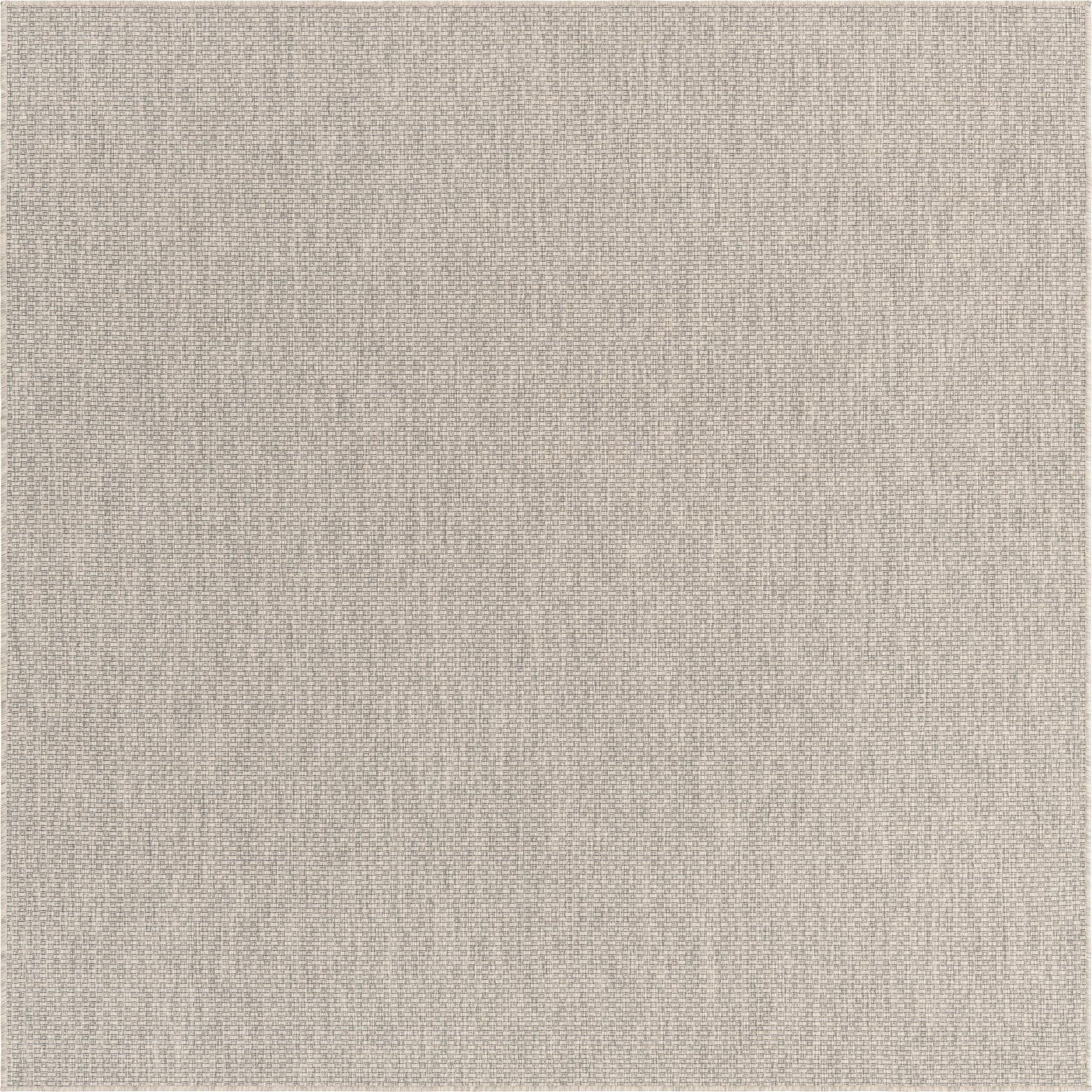  7' 10 x 7' 10  Washable Solid Indoor / Outdoor Square Rug