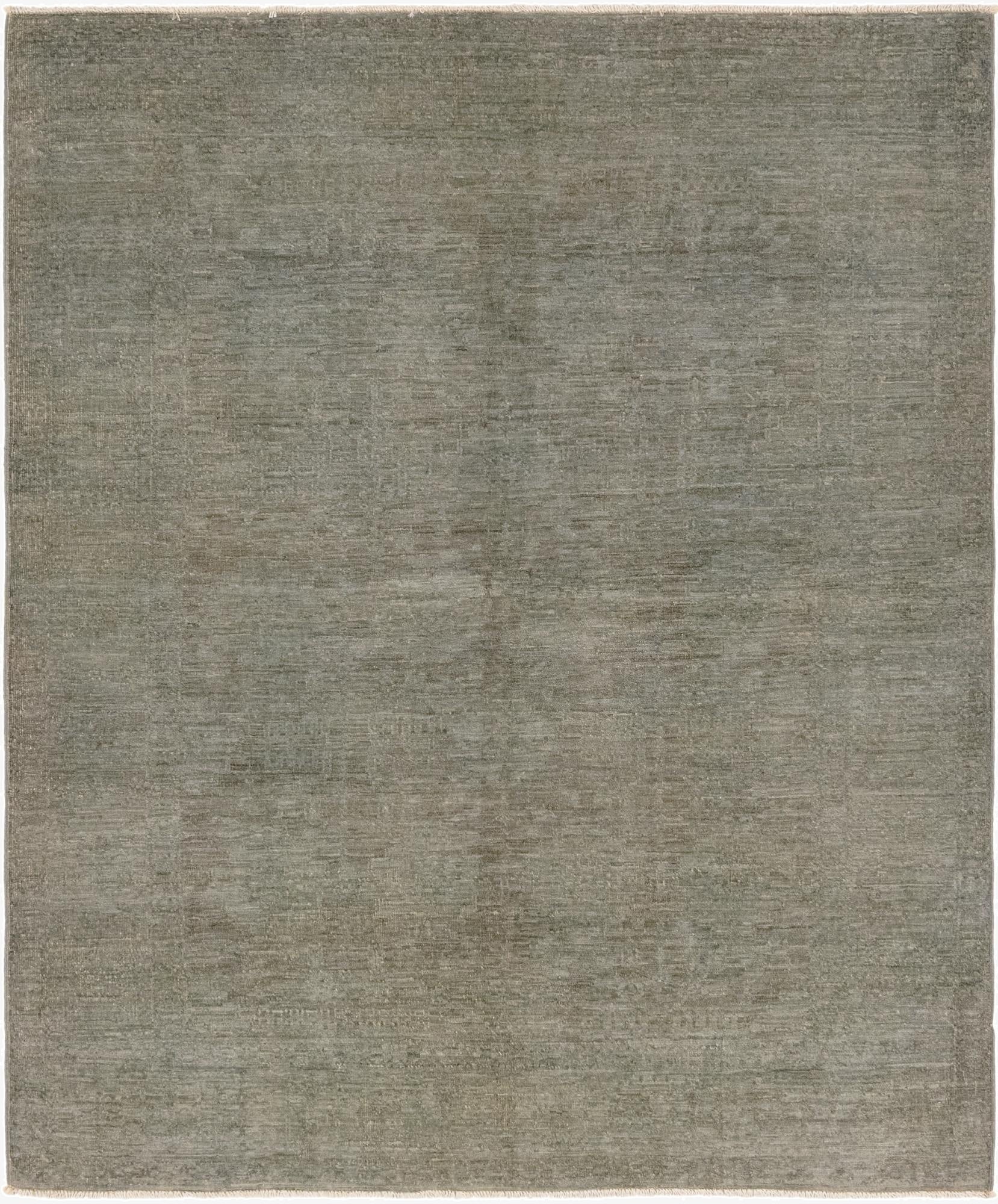 5' x 6'  Hand Knotted Over-Dyed Ziegler Square Rug