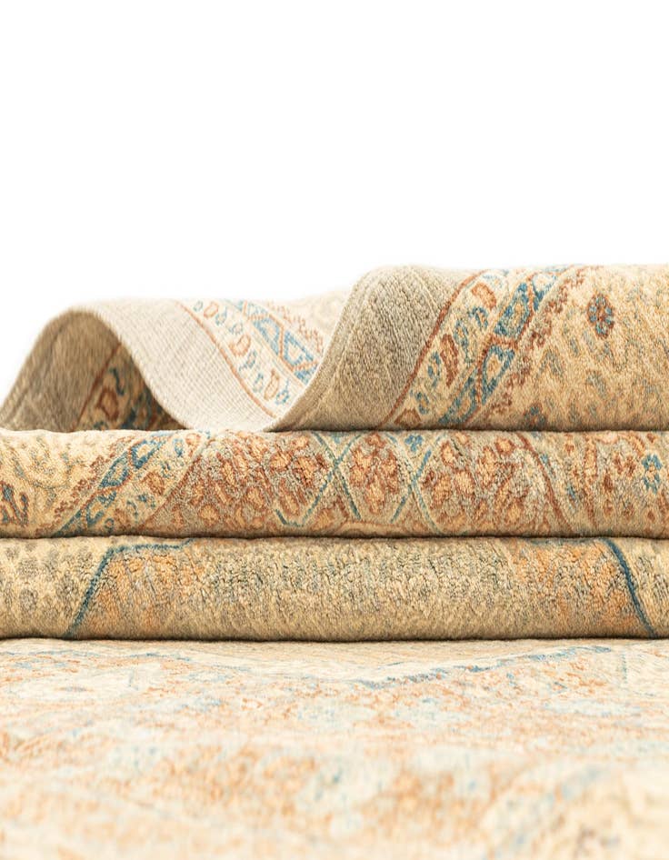 Detail image of  6' 9 x 9' 9  Hand Knotted Amina Rug