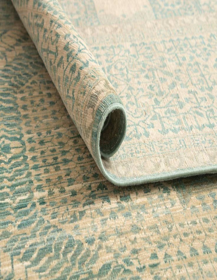 Detail image of  9' x 11' 9  Hand Knotted Amina Rug