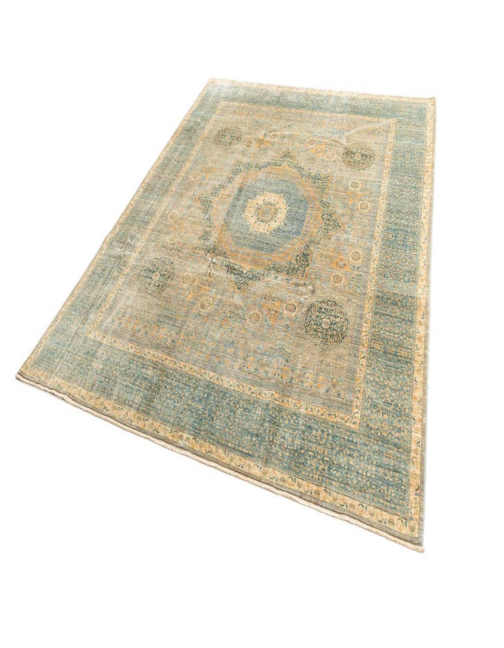 Detail image of  8' 2 x 9' 9  Hand Knotted Amina Rug