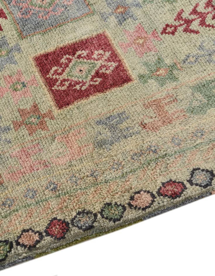 Detail image of  4' x 6'  Hand Knotted Ariana Ziegler Wool Rug