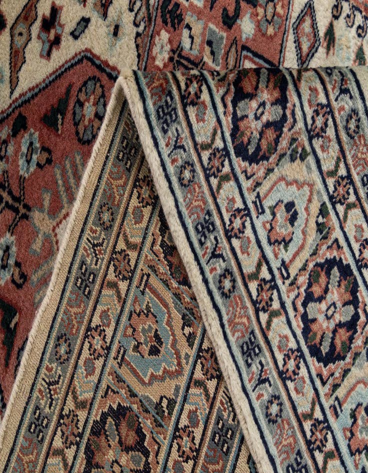 Detail image of  4' 3 x 6' 4  Hand Knotted Bokhara Oriental Wool Rug