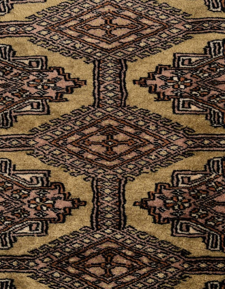 Detail image of  4' 4 x 5' 5  Hand Knotted Bokhara Oriental Wool Rug