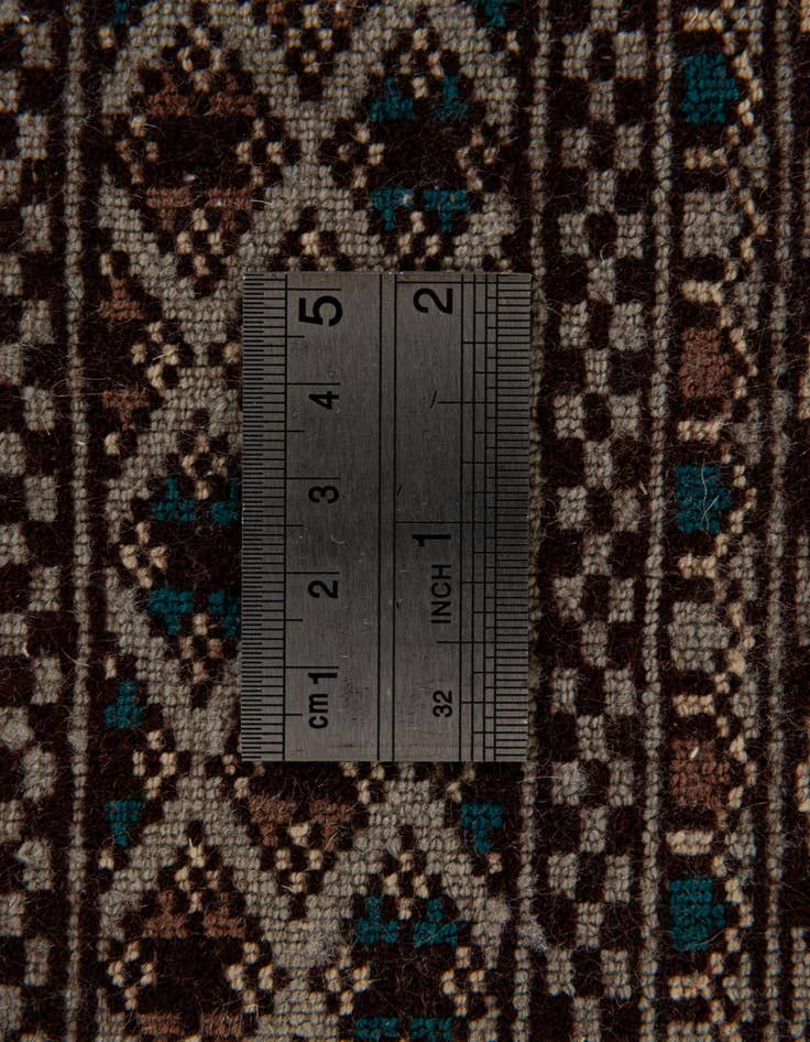 Detail image of  2' 1 x 3' 2  Hand Knotted Bokhara Oriental Wool Rug