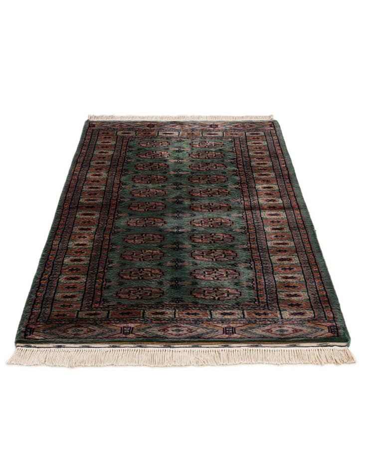 Detail image of  3' 1 x 5' 1  Hand Knotted Bokhara Wool Rug