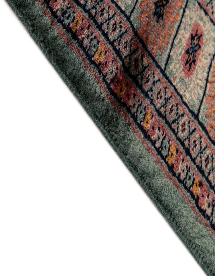 Detail image of  3' 1 x 5' 1  Hand Knotted Bokhara Wool Rug