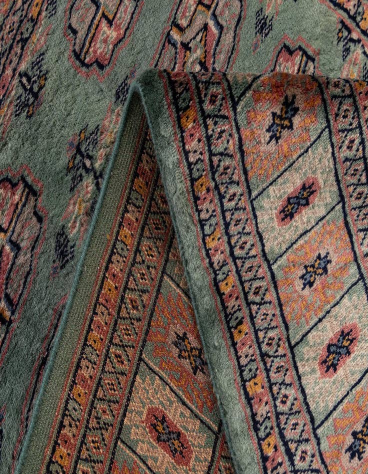 Detail image of  3' 1 x 5' 1  Hand Knotted Bokhara Wool Rug