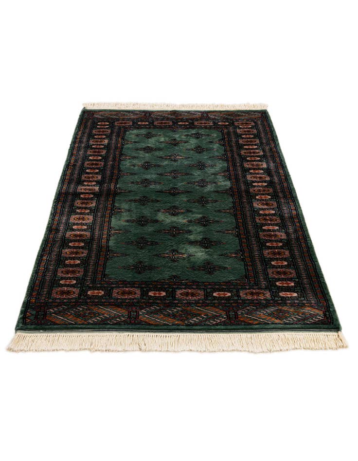 Detail image of  3' 1 x 5' 1  Hand Knotted Bokhara Wool Rug