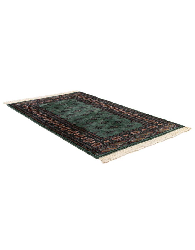 Detail image of  3' 1 x 5' 1  Hand Knotted Bokhara Wool Rug