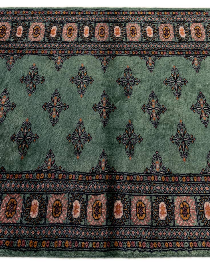 Detail image of  3' 1 x 5' 1  Hand Knotted Bokhara Wool Rug