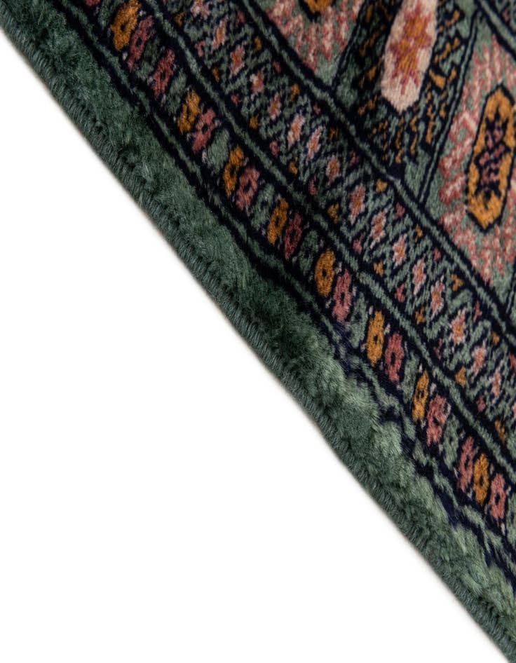 Detail image of  3' 1 x 5' 1  Hand Knotted Bokhara Wool Rug