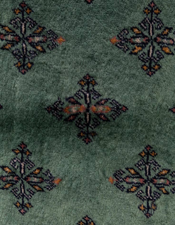 Detail image of  3' 1 x 5' 1  Hand Knotted Bokhara Wool Rug