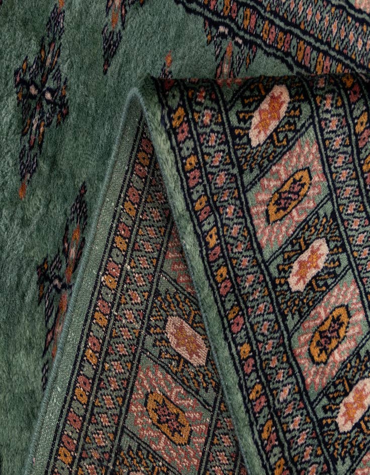 Detail image of  3' 1 x 5' 1  Hand Knotted Bokhara Wool Rug