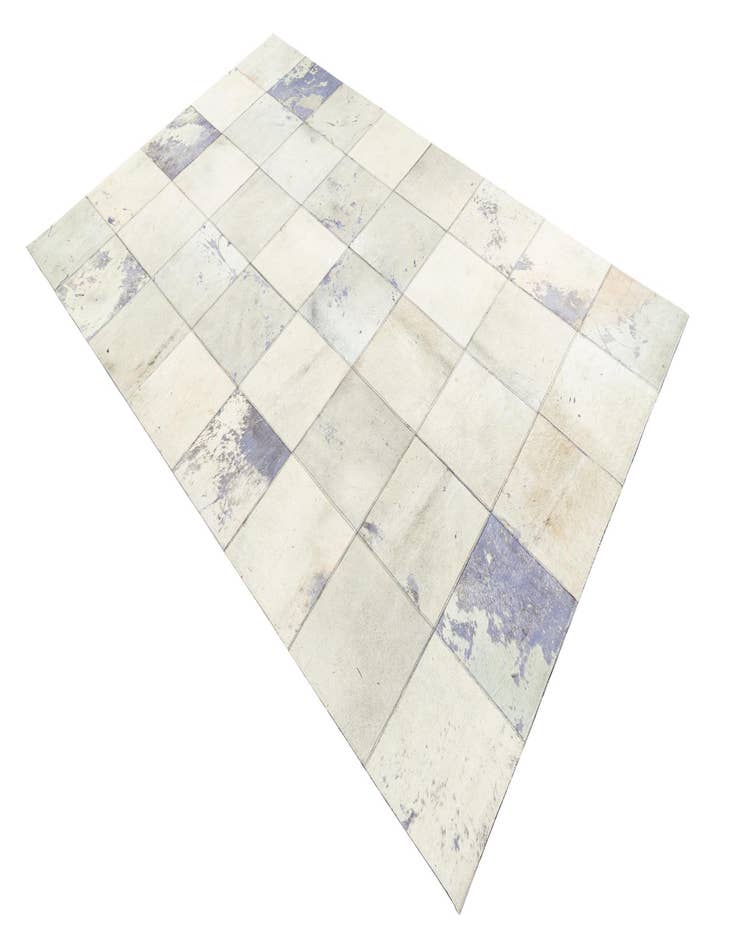 Detail image of  5' x 7' 9 Cowhide Leather Rug