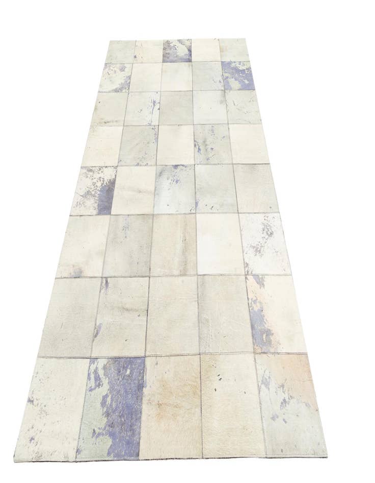 Detail image of  5' x 7' 9 Cowhide Leather Rug