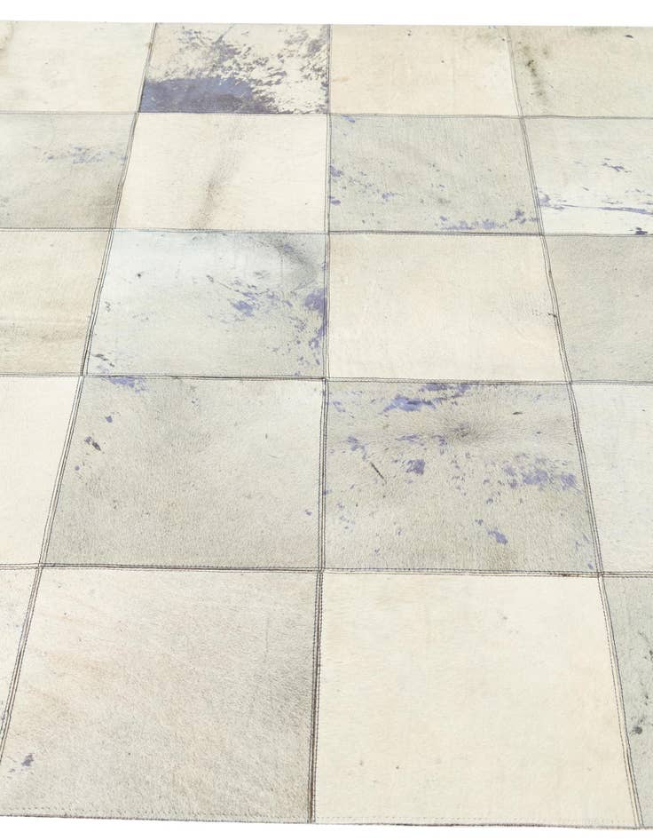 Detail image of  5' x 7' 9 Cowhide Leather Rug