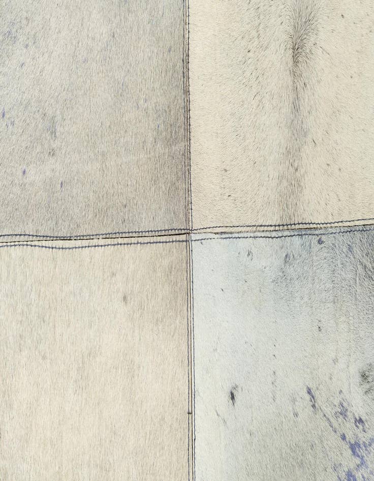 Detail image of  5' x 7' 9 Cowhide Leather Rug