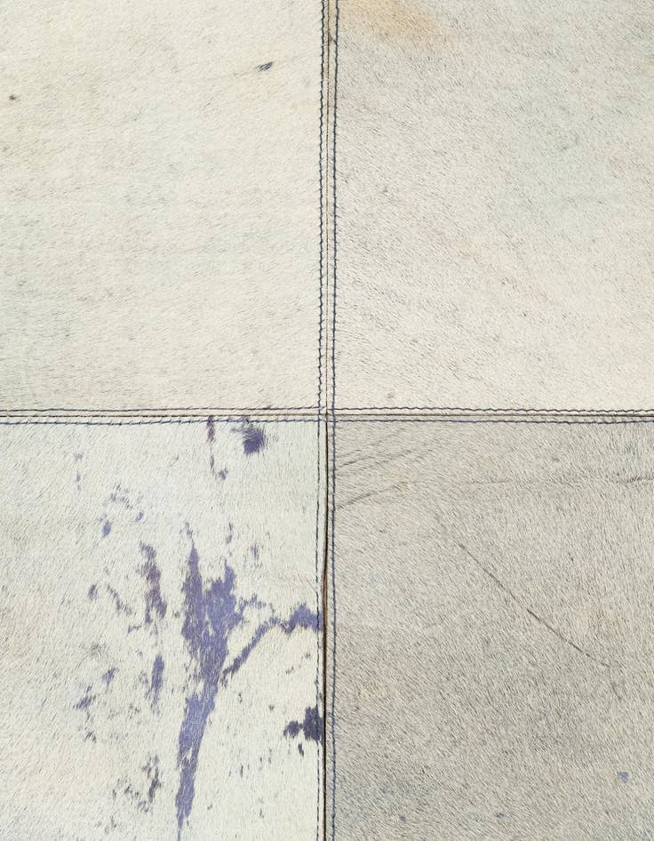 Detail image of  5' x 7' 9 Cowhide Leather Rug