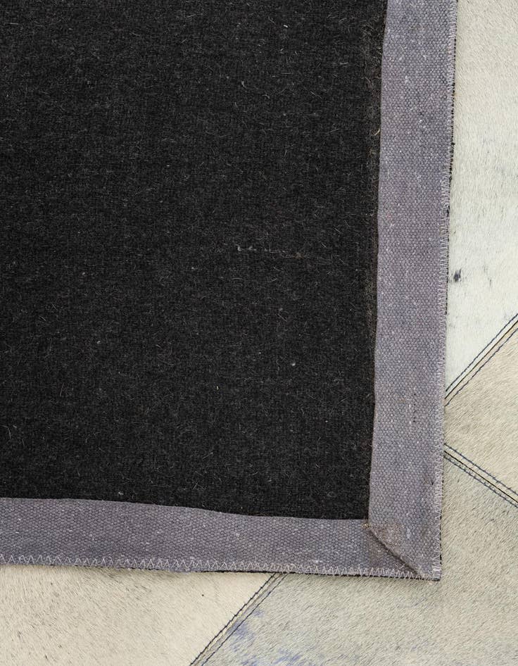 Detail image of  5' x 7' 9 Cowhide Leather Rug