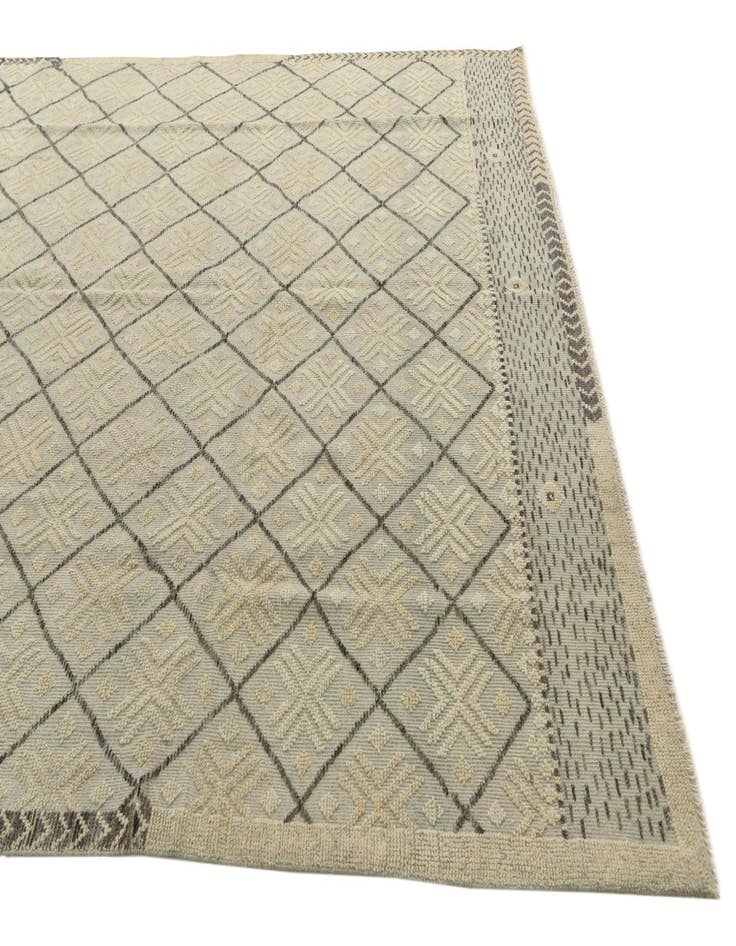 Detail image of  8' 9 x 12' 7  Hand Knotted Darya Wool Rug