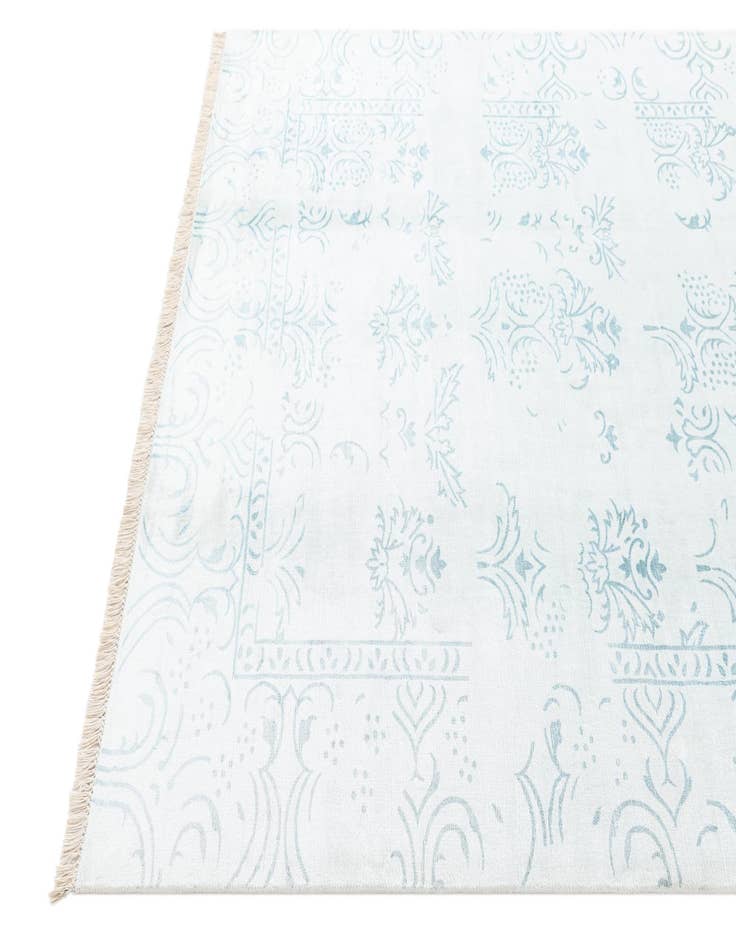 Detail image of  5' 7 x 8'  Hand Knotted Darya Wool Rug