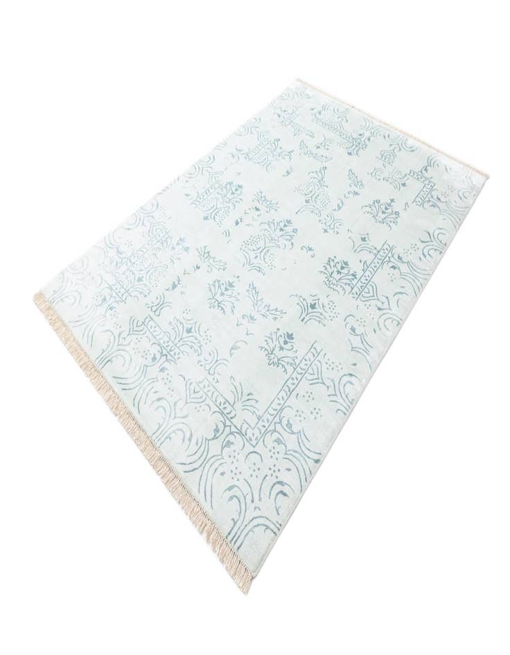 Detail image of  5' 6 x 7' 11  Hand Knotted Darya Wool Rug