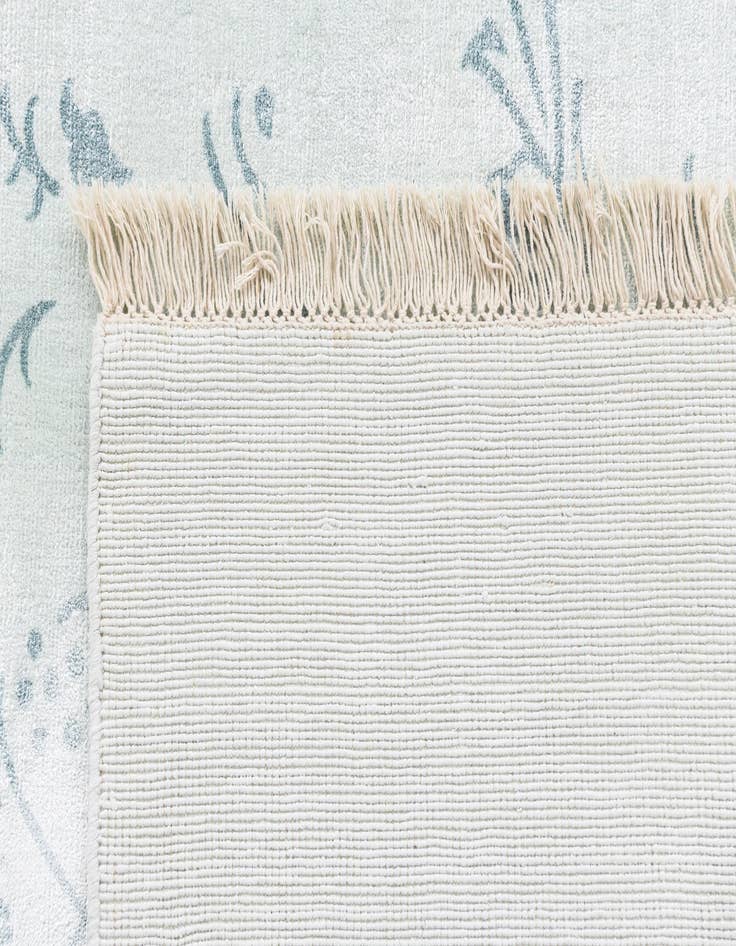 Detail image of  5' 5 x 8'  Hand Knotted Darya Wool Rug