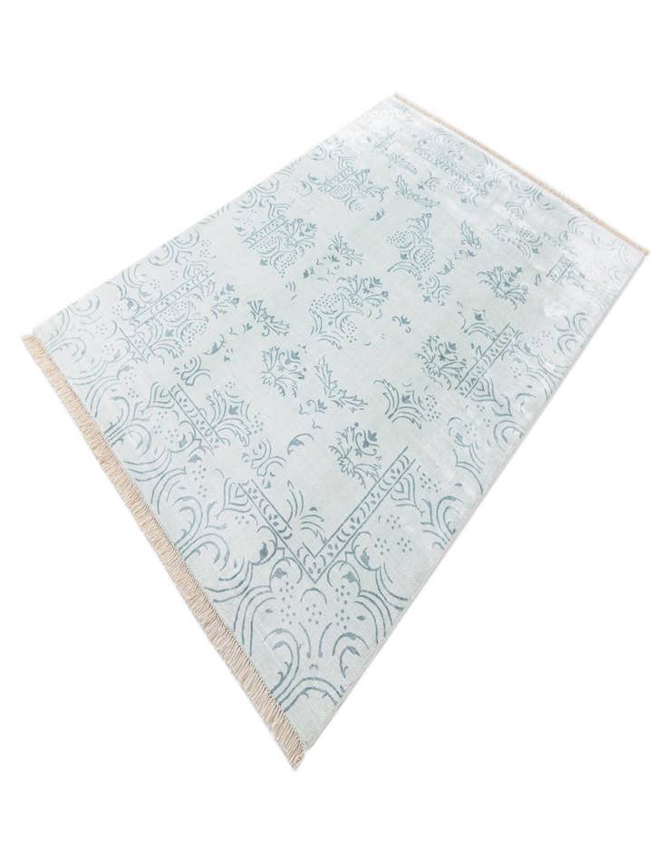 Detail image of  5' 7 x 7' 10  Hand Knotted Darya Wool Rug