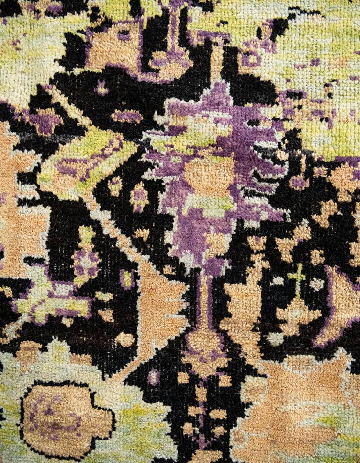 Detail image of  12' 2 x 15'  Hand Knotted Darya Wool Rug