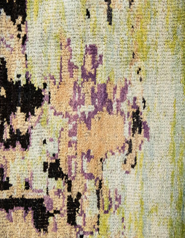 Detail image of  12' 2 x 15'  Hand Knotted Darya Wool Rug