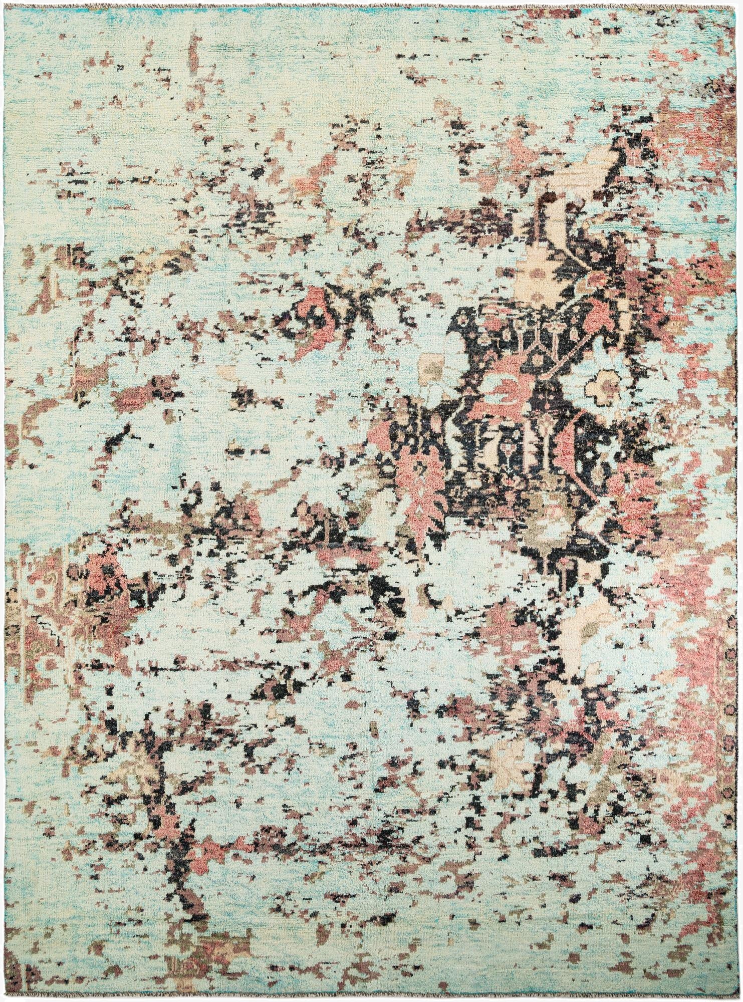  10' 5 x 14' 1  Hand Knotted Darya Wool Rug