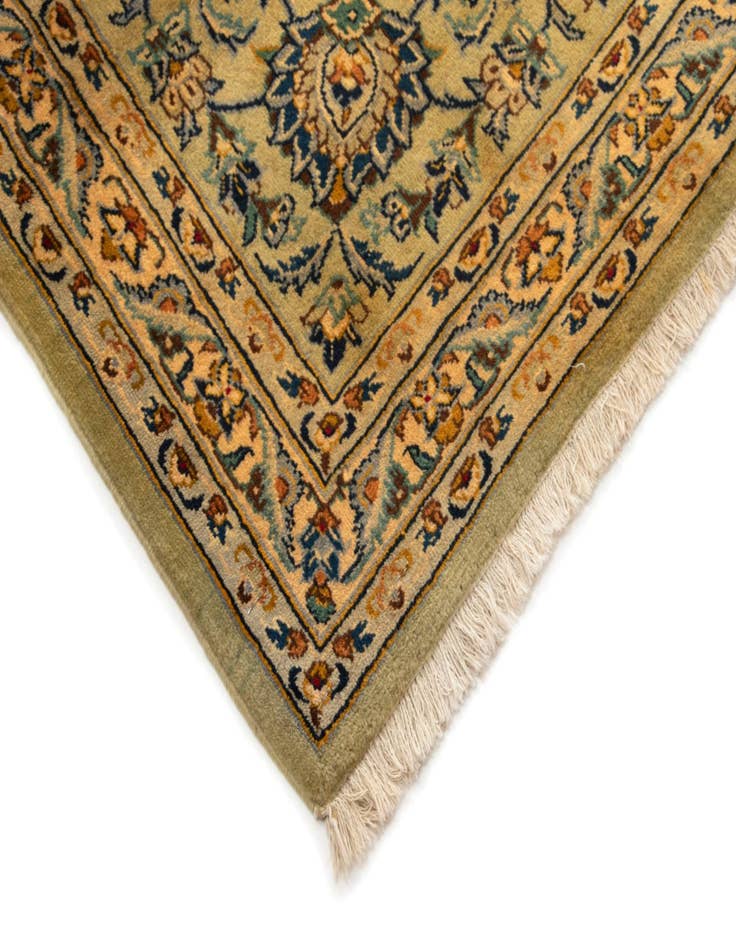 Detail image of  9' 11 x 13' 2  Hand Knotted Kashan Persian Wool Rug