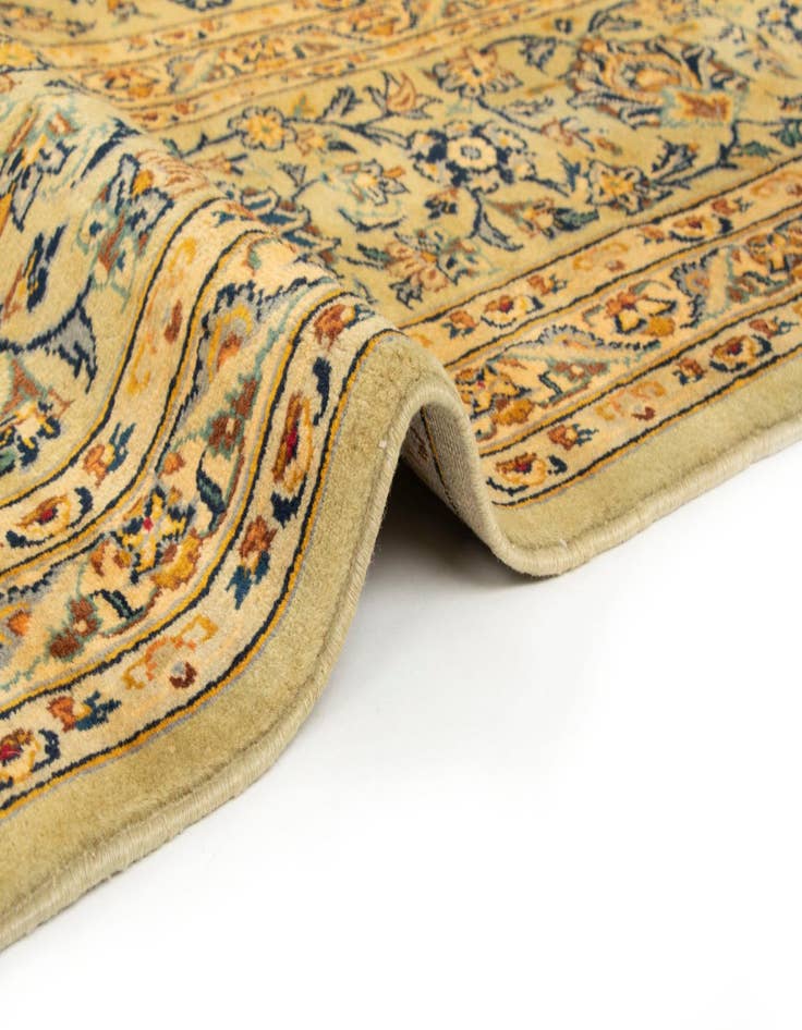 Detail image of  9' 11 x 13' 2  Hand Knotted Kashan Persian Wool Rug