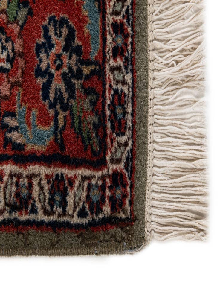 Detail image of  3' 4 x 5' 6  Hand Knotted Kashan Oriental Wool Rug